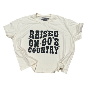 90’s COUNTRY Oversized Cropped Tee