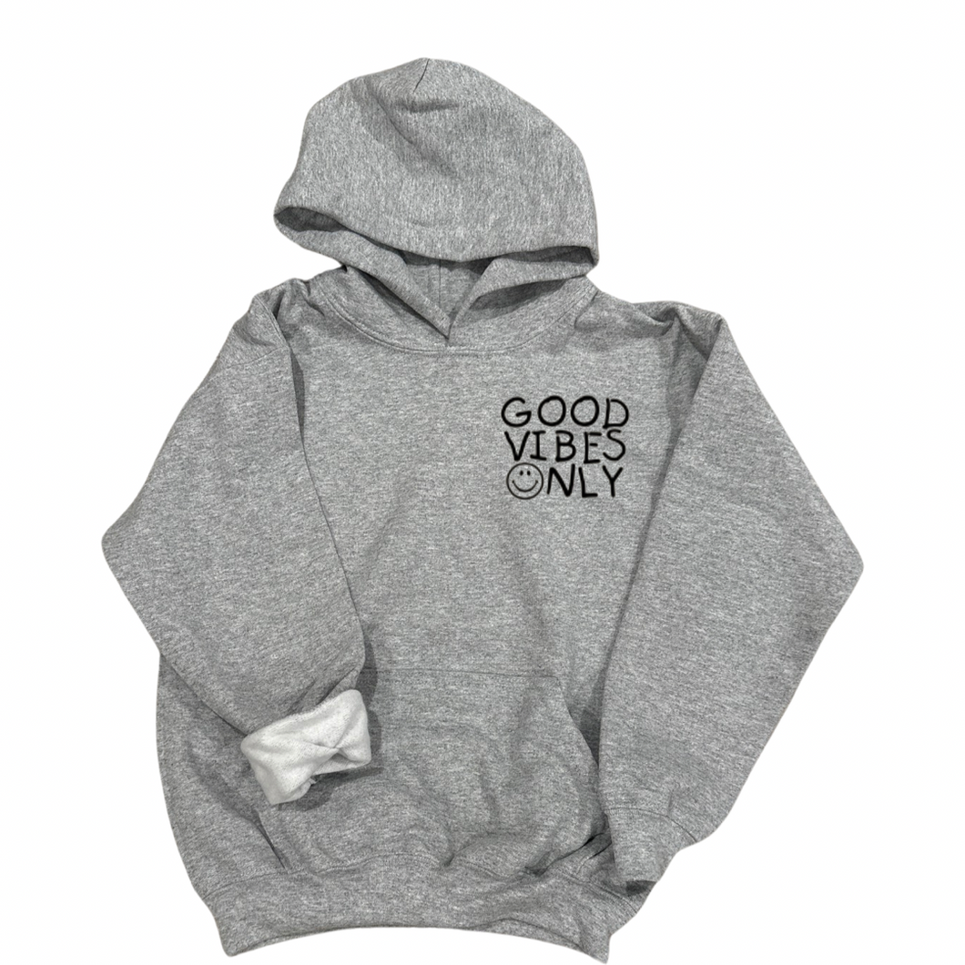 GOOD VIBES ONLY Youth Pullover Hoodie