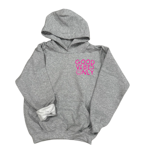 GOOD VIBES ONLY Youth Pullover Hoodie