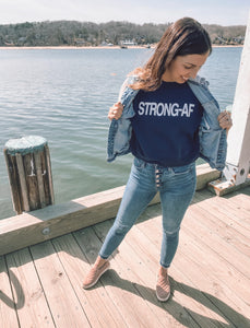 STRONG-AF Raglan Pullover Sweatshirt