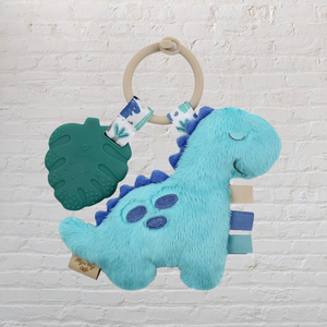 Itzy Pal Infant Toy Teether: Dino