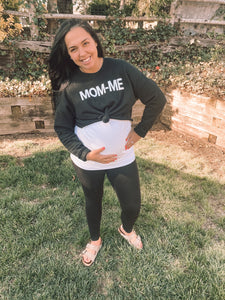 MOM-ME Cropped Crewneck Sweatshirt