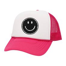 Load image into Gallery viewer, Smiley Trucker Hat (click for more options)
