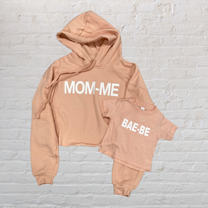 MOM-ME Cropped Top Hoodie