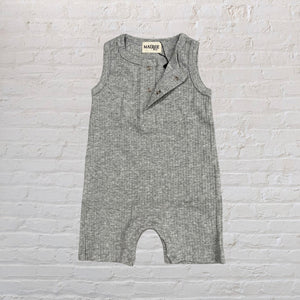 Ribbed Tank Romper