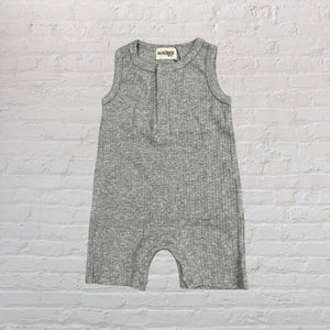 Ribbed Tank Romper