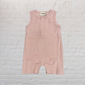 Ribbed Tank Romper