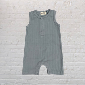 Ribbed Tank Romper