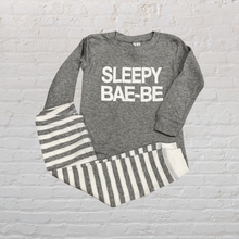 Load image into Gallery viewer, SLEEPY BAE-BE Two Piece Pajama Set
