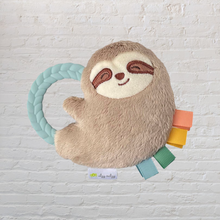 Load image into Gallery viewer, Ritzy Rattle Pal Plush Rattle with Teether: Sloth
